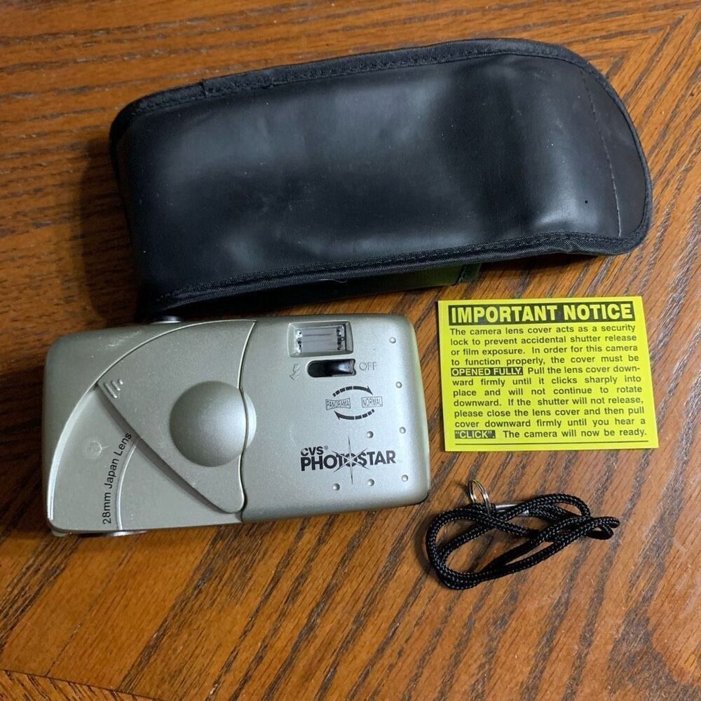 Vintage Sealed 1999 CVS 28mm Point And Shoot Camera Japan Lens